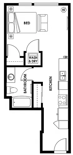 Floor plan S3 Studio