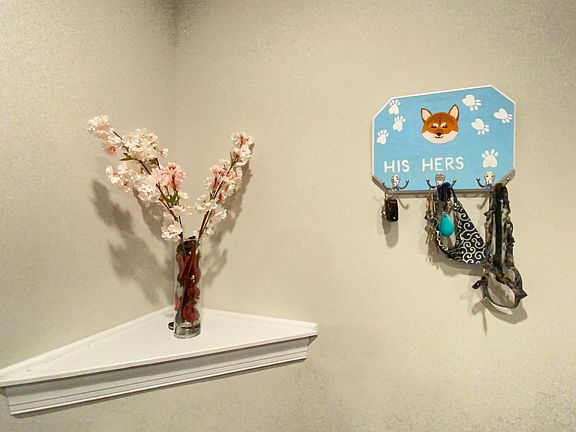 Shelf near door entrance