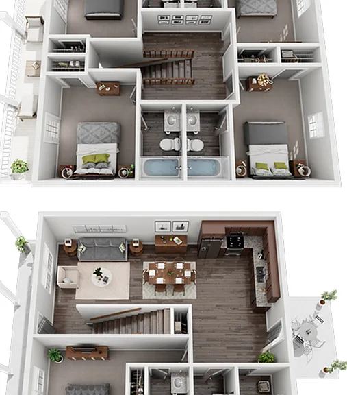 The-Collective-at-Kennesaw-Oak-TH-Floor-Plan The-Collective-at-Kennesaw-Oak-TH-Floor-Plan