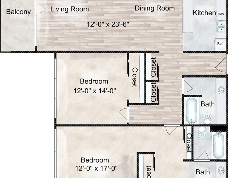 The Lincoln Floorplan Diagram