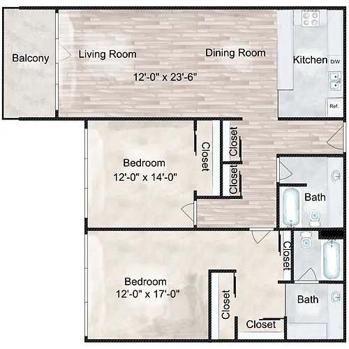 Floor plan The Lincoln
