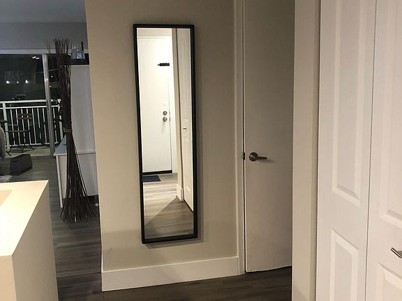 Kitchen storage , half bathroom door