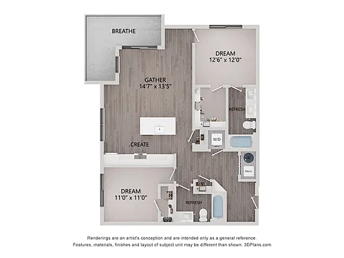 Floor plan F21
