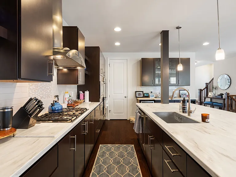 Luxury Kitchen with high end appliances and Corian countertops