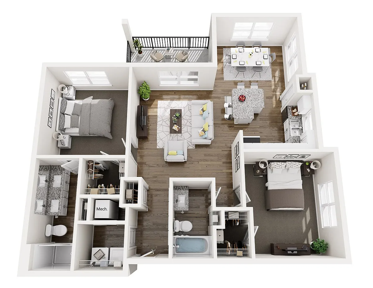Floor plan B3