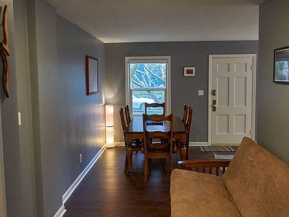 Hallway from the kitchen.