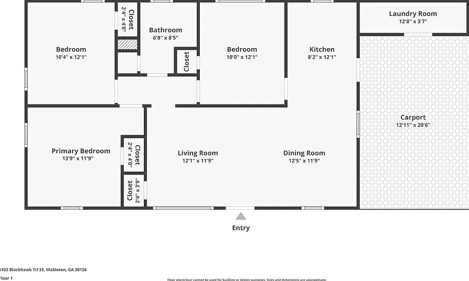 3 bed, 1.0 bath, 1025 sqft, $1,755 — Photo 2