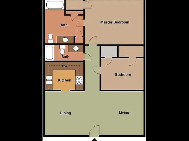 Stoneridge 2 bedroom, 2 bathroom Stoneridge 2 bedroom, 2 bathroom