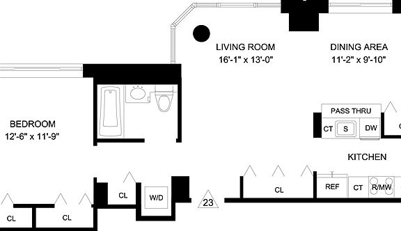 2nd image of 320 W 38th St APT 1123