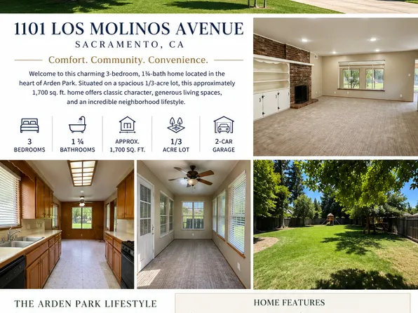 1101 Los Molinos Way, Sacramento, CA 95864