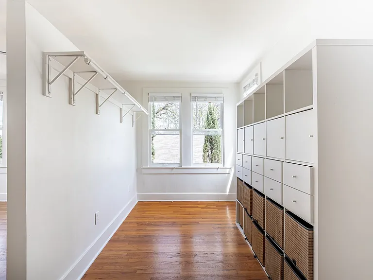 Large walk-in closet in primary bedroom