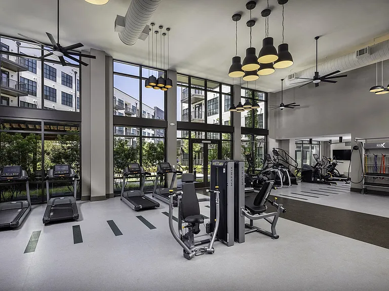 Our spacious fitness center offers a variety of equipment to meet your needs.