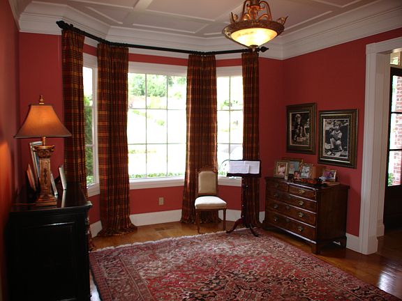 Formal living room being used as elegant music room
