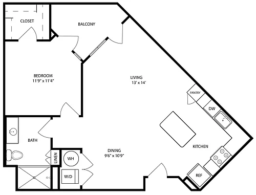 Floor plan Humphreys