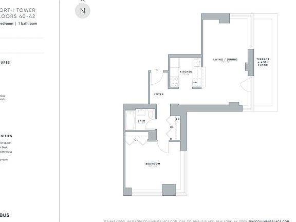 2nd image of 1 Columbus Pl APT N42c