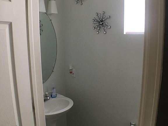 Powder room on the 1st floor.