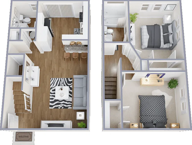 Plan C Floorplan Diagram