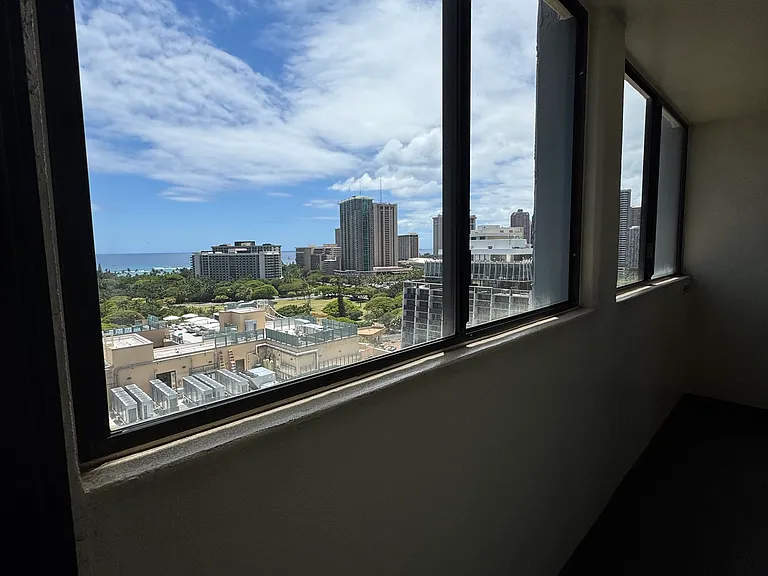 view outside the door