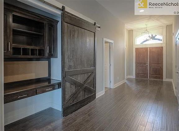 Beautiful Barn Door is a Perfect Touch!