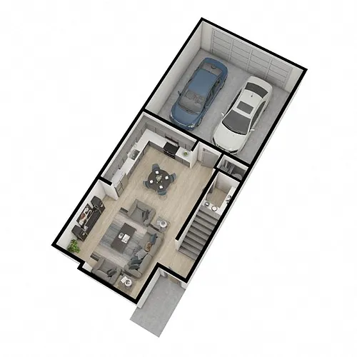 Floor plan Arrowhead 3-Bed w/Unfinished Basement