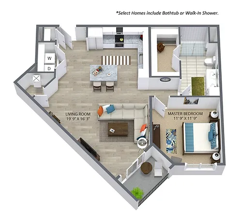 Floor plan The Twain