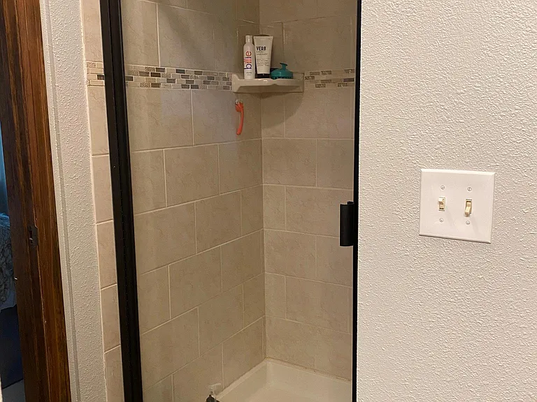 Master shower