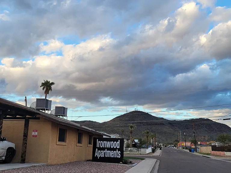 Mountain views outside