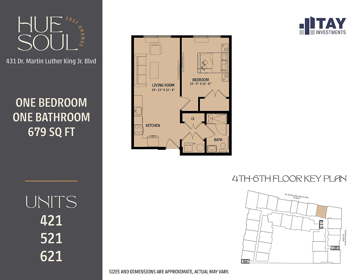 Floor plan 1B1B-D