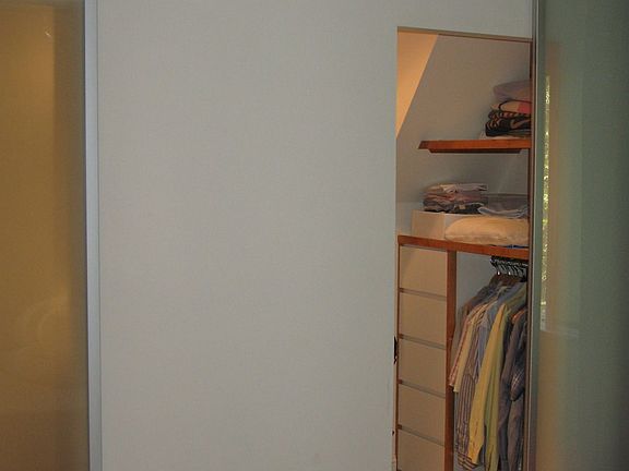 Master bedroom walk-in