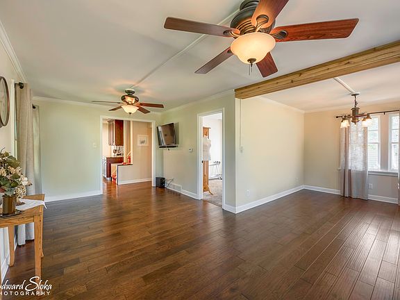 Living room & dining room