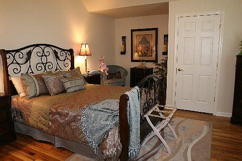 Each bedroom has plenty of light and two closets.