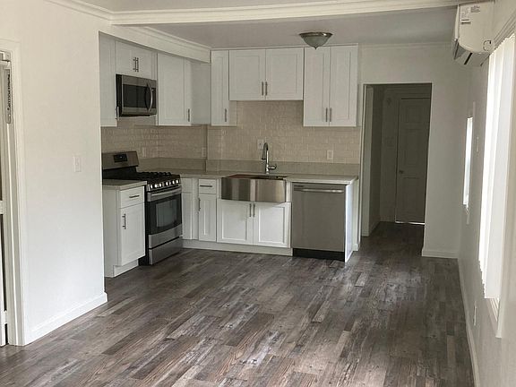 kitchen with living room