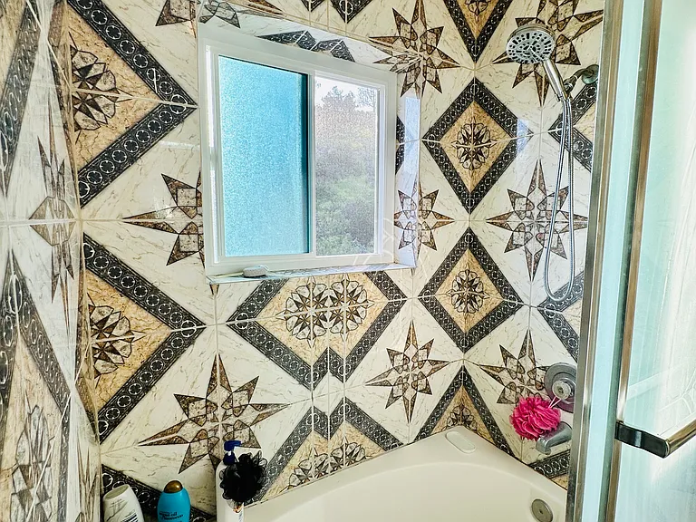 your attached bathroom