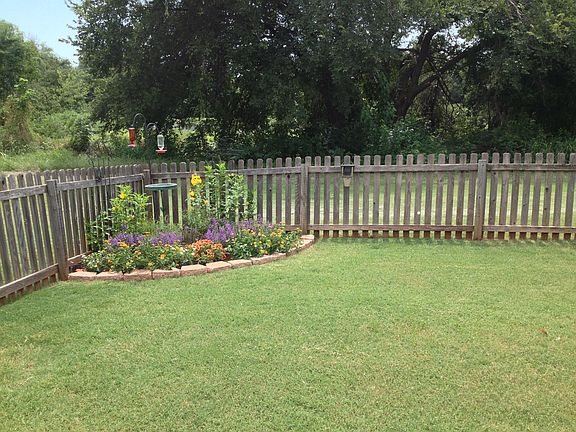 back yard flowers