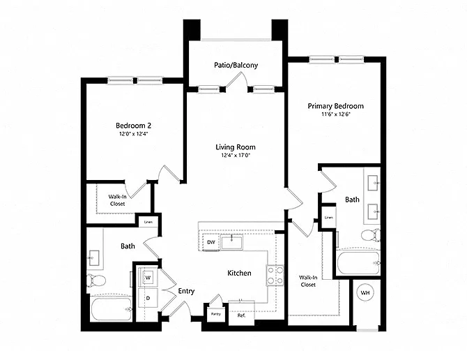 Floor plan B1 AFF