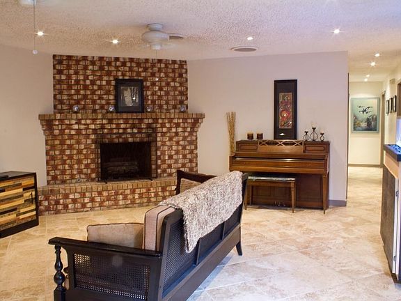 Living Room with Fireplace