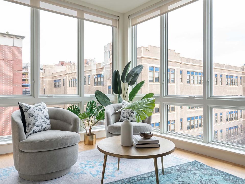 Large Windows Take Advantage of Park and City Views