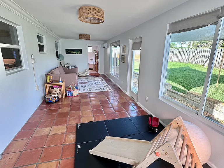 Outside guest/playroom