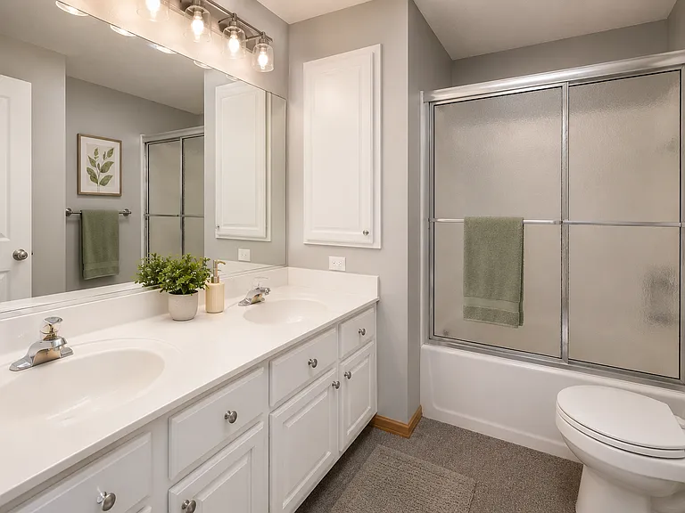Upstairs bathroom
