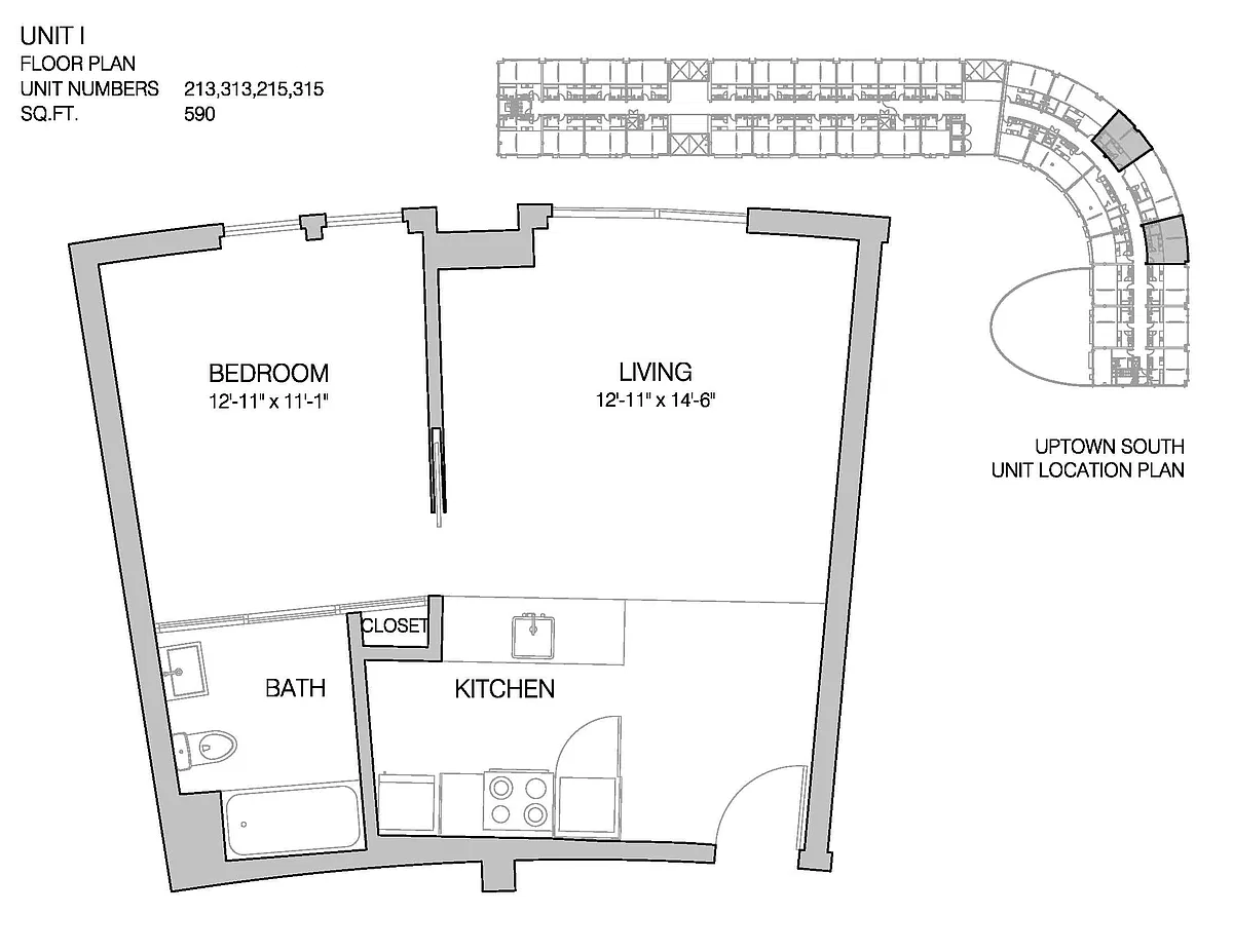 Floor plan S1-590