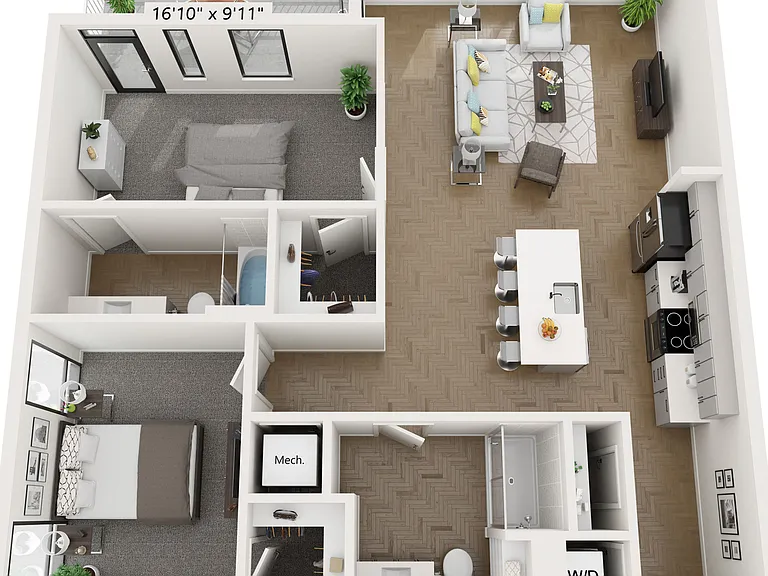 B5 floor plan Standard Assembly