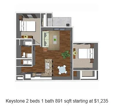 Floor plan Keystone