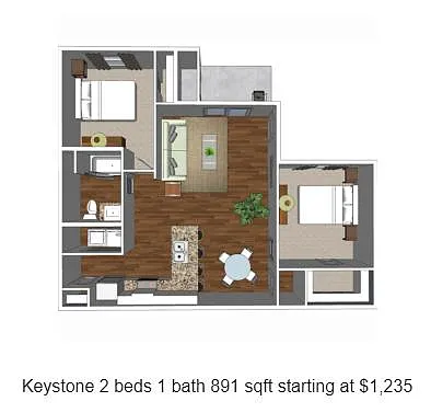 Floor plan Keystone
