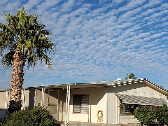 Arizona room & front of home