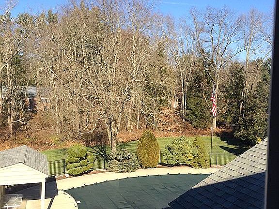 view from kitchen window