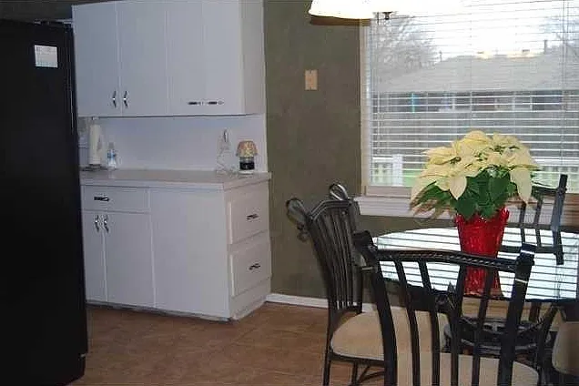 Dining room/kitchen from living room