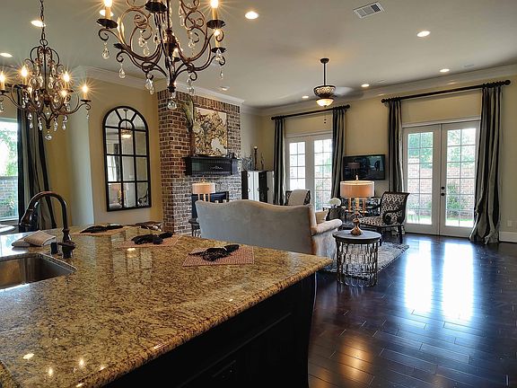 From kitchen looking into living area