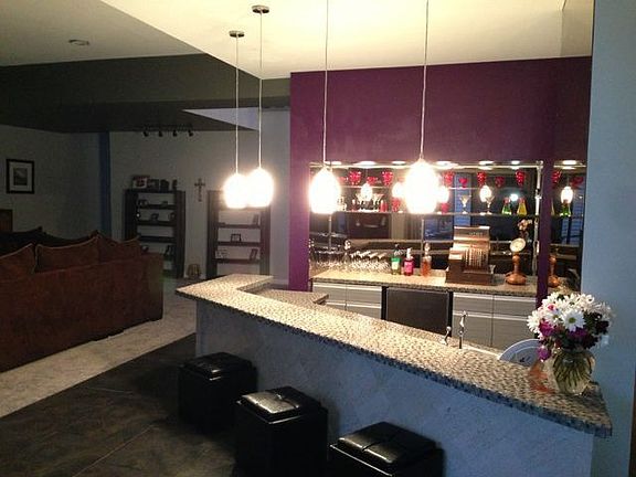 Bar area off of living