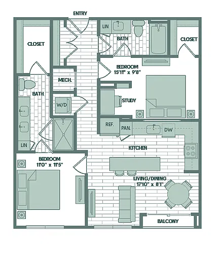 Floor plan IRB4-3
