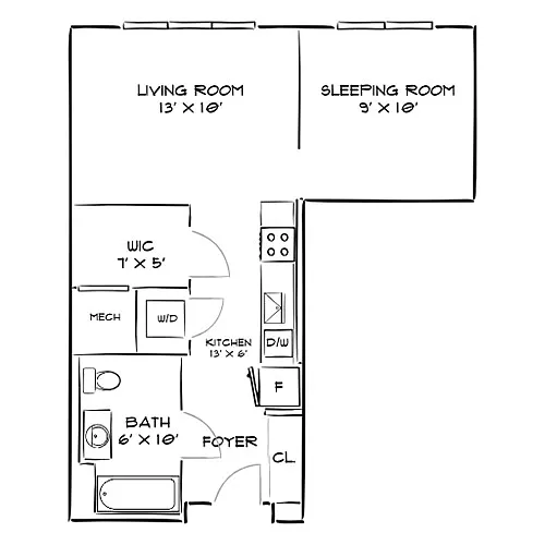 Floor plan Design EB - W